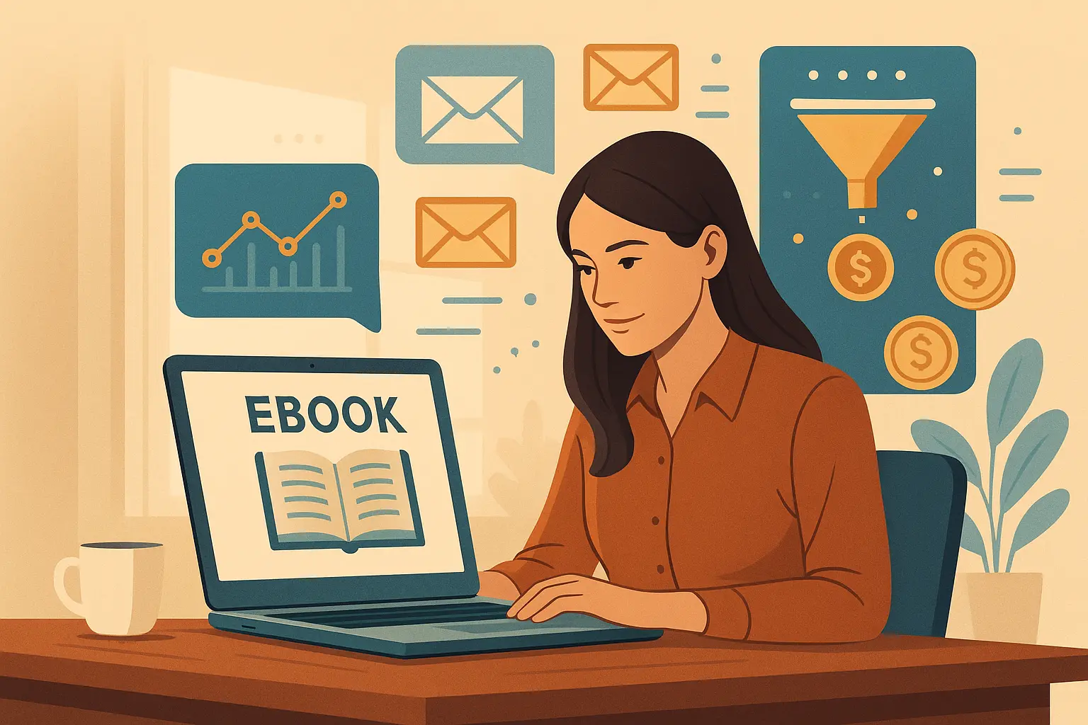 Funnel pentru eBook-uri: Cum să Generezi Venit Pasiv Lună de Lună în 2025